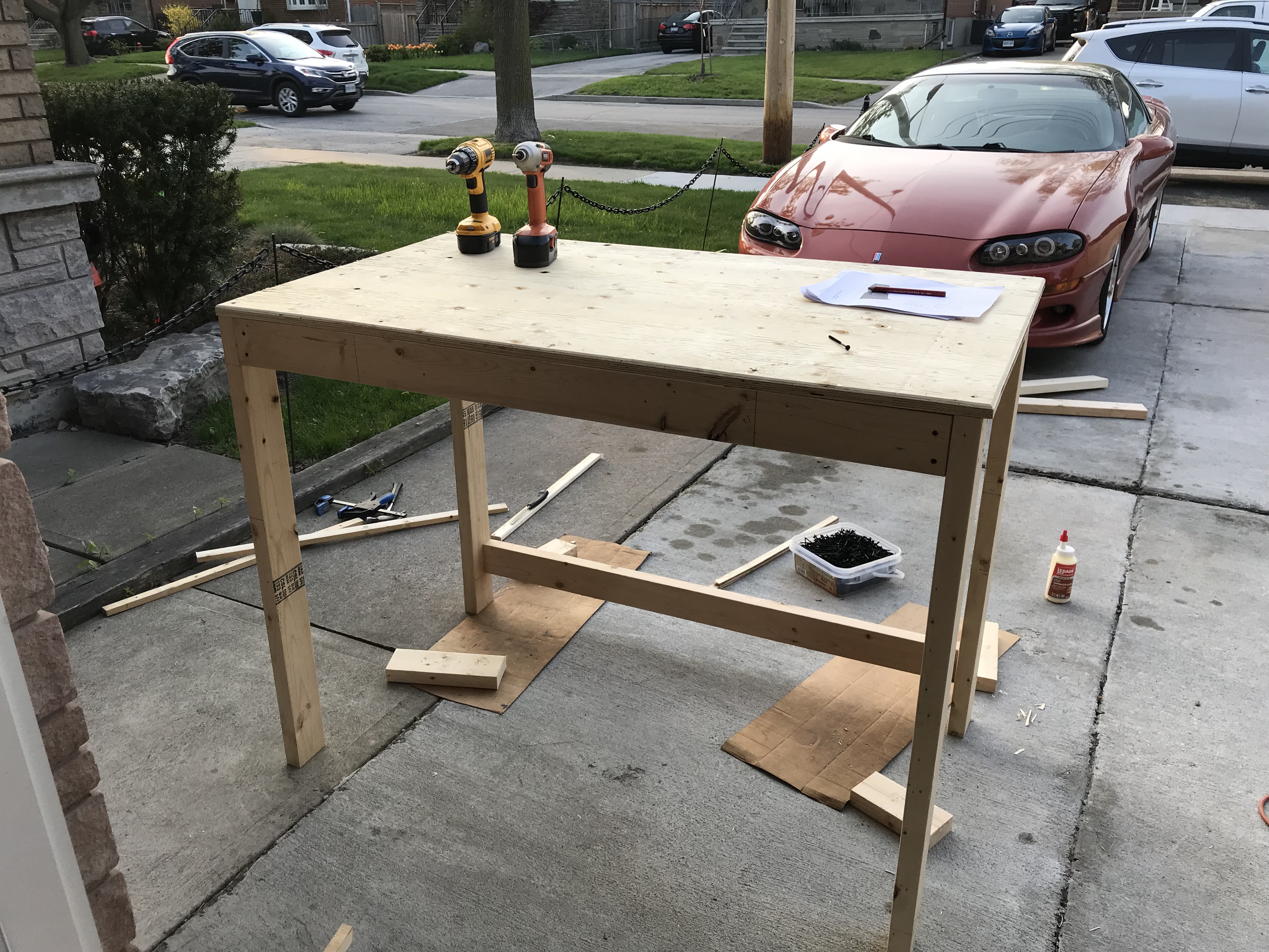 Table top bench