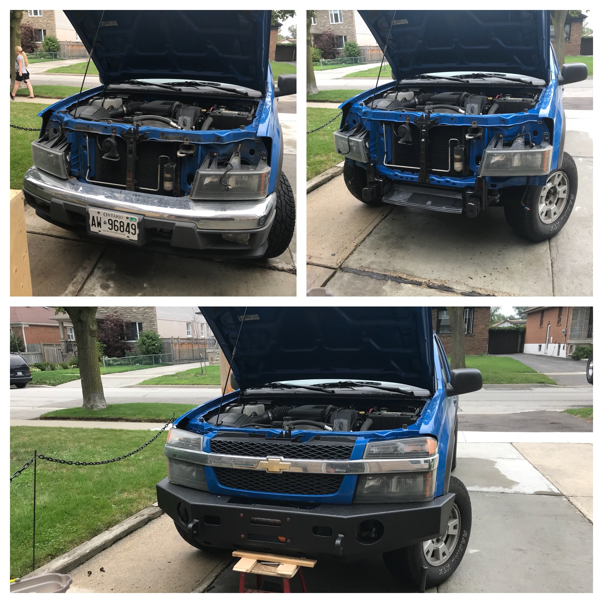 Colorado bumper install