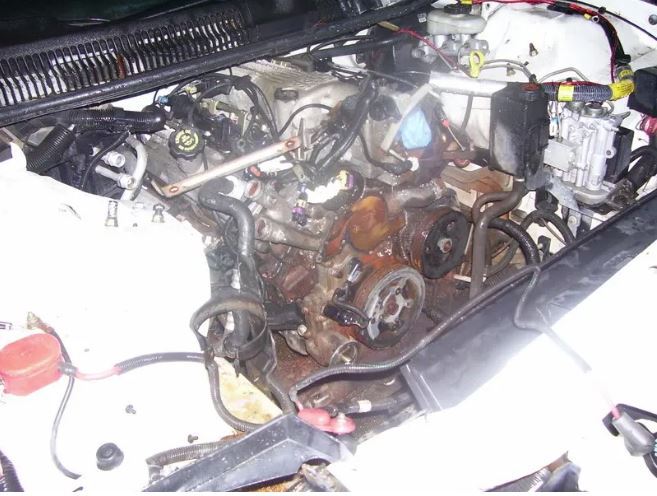 V6 Camaro Engine Apart