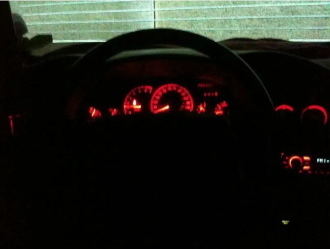 camaro dash led light swap