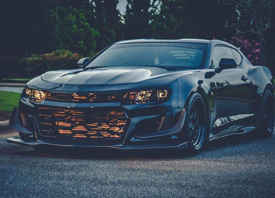 Lowered Camaro BC Coilovers