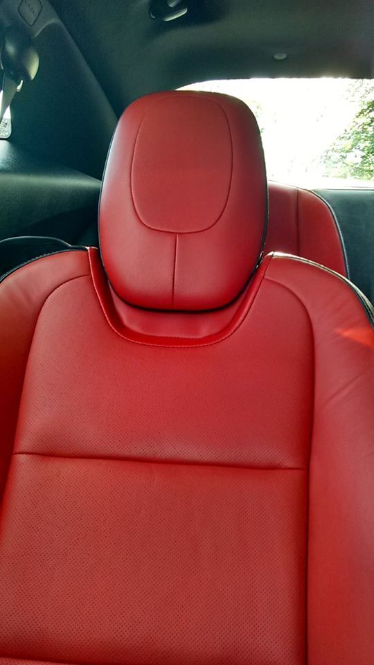 2010 inferno orange camaro seats