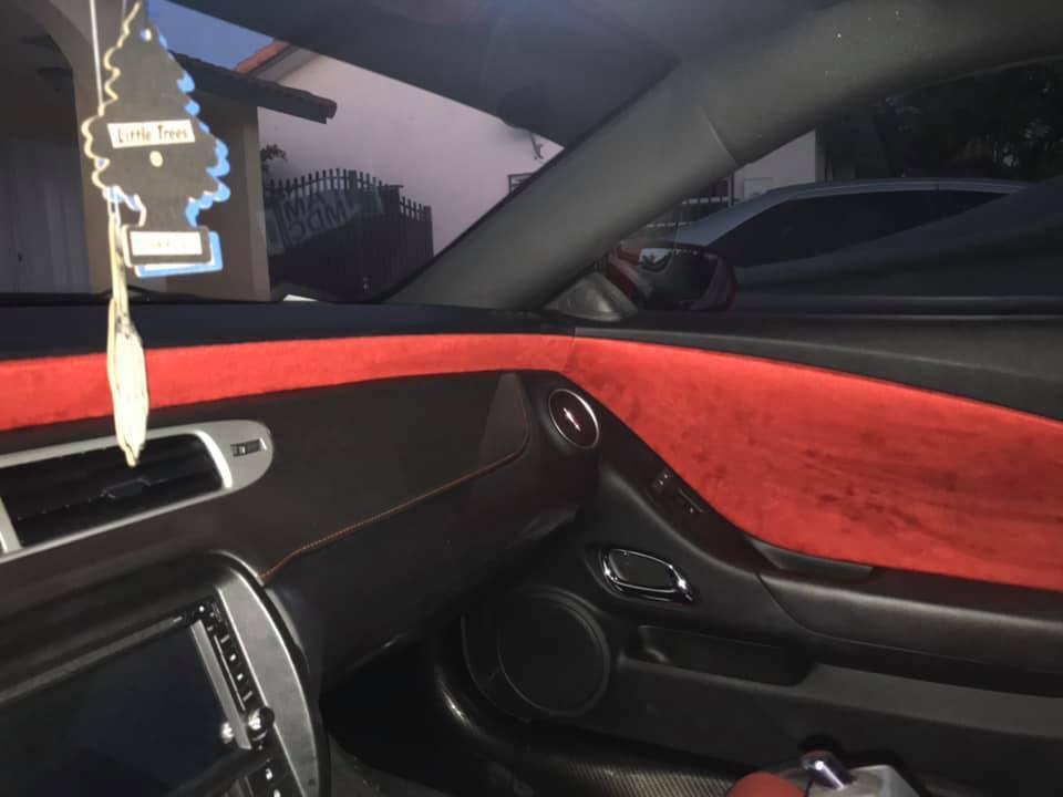 Camaro Suede door and dash trim