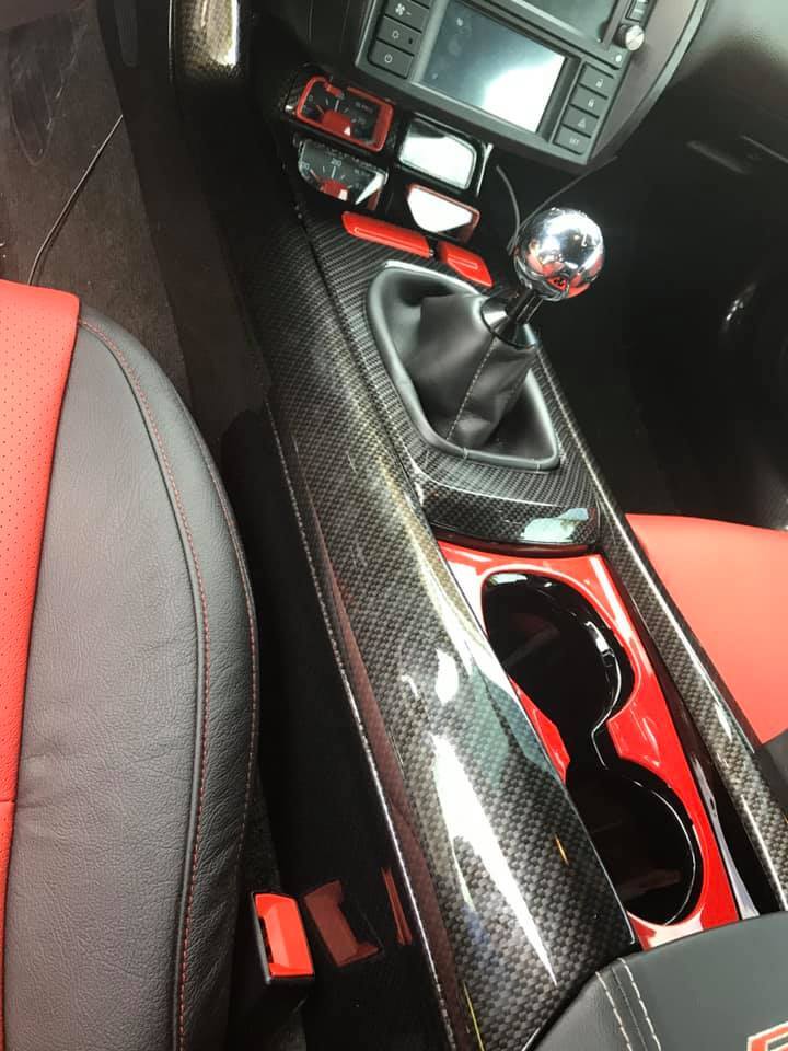 Camaro Carbon fiber hydro dipped center