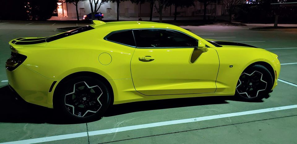 Camaro Petrol P1A rims bumblebee