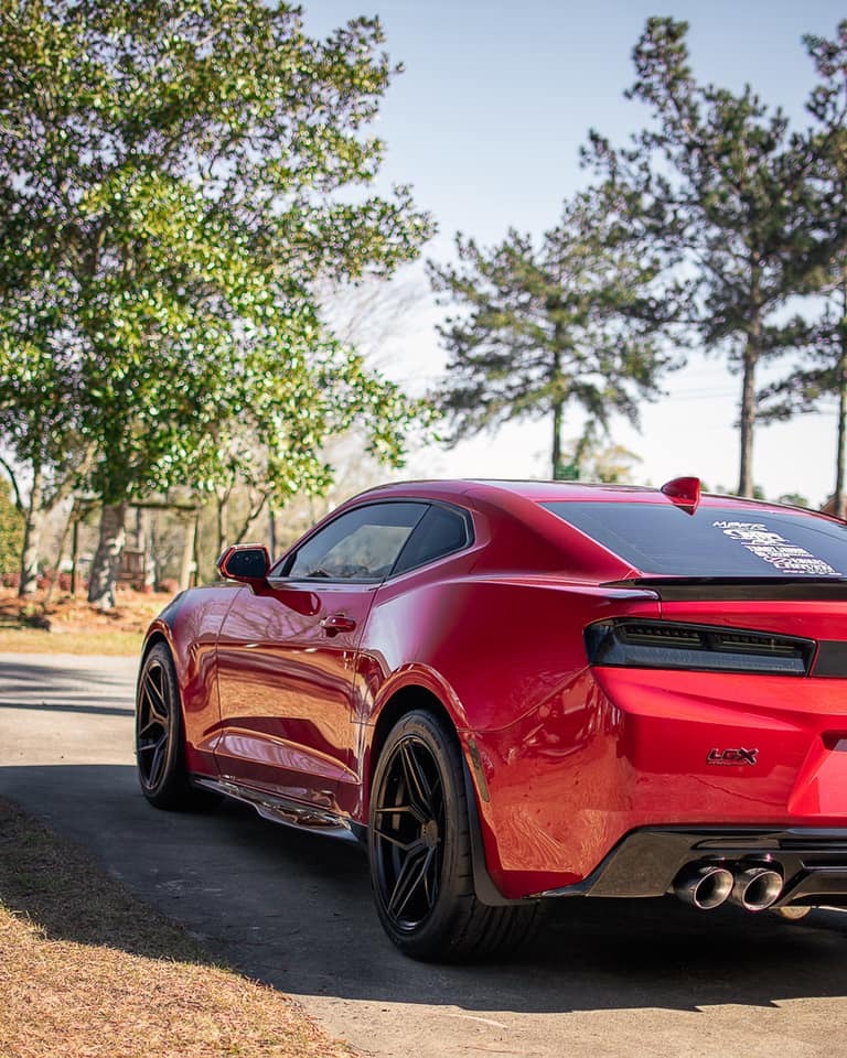 camaro variant xenon black rims