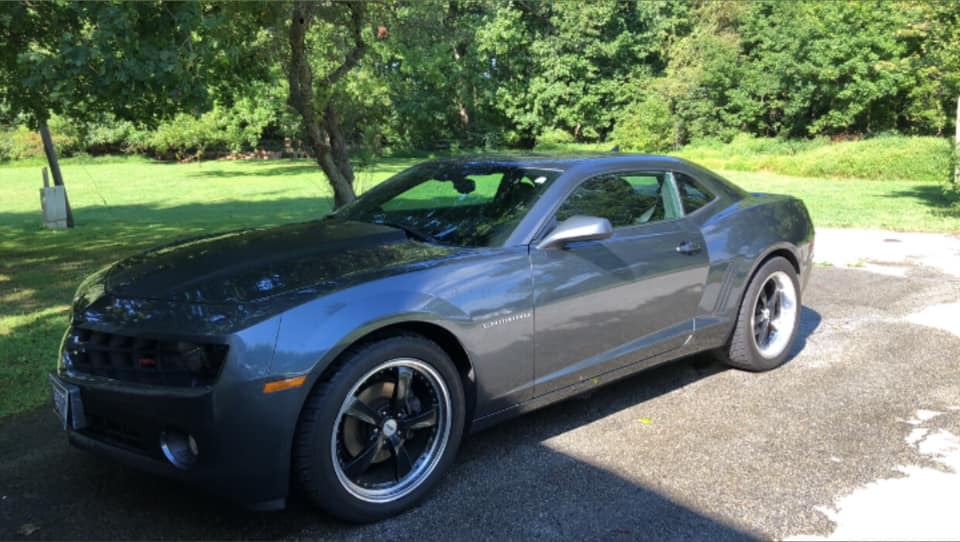 camaro black TSW rims