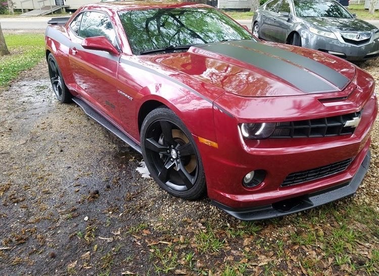 Camaro splitter red