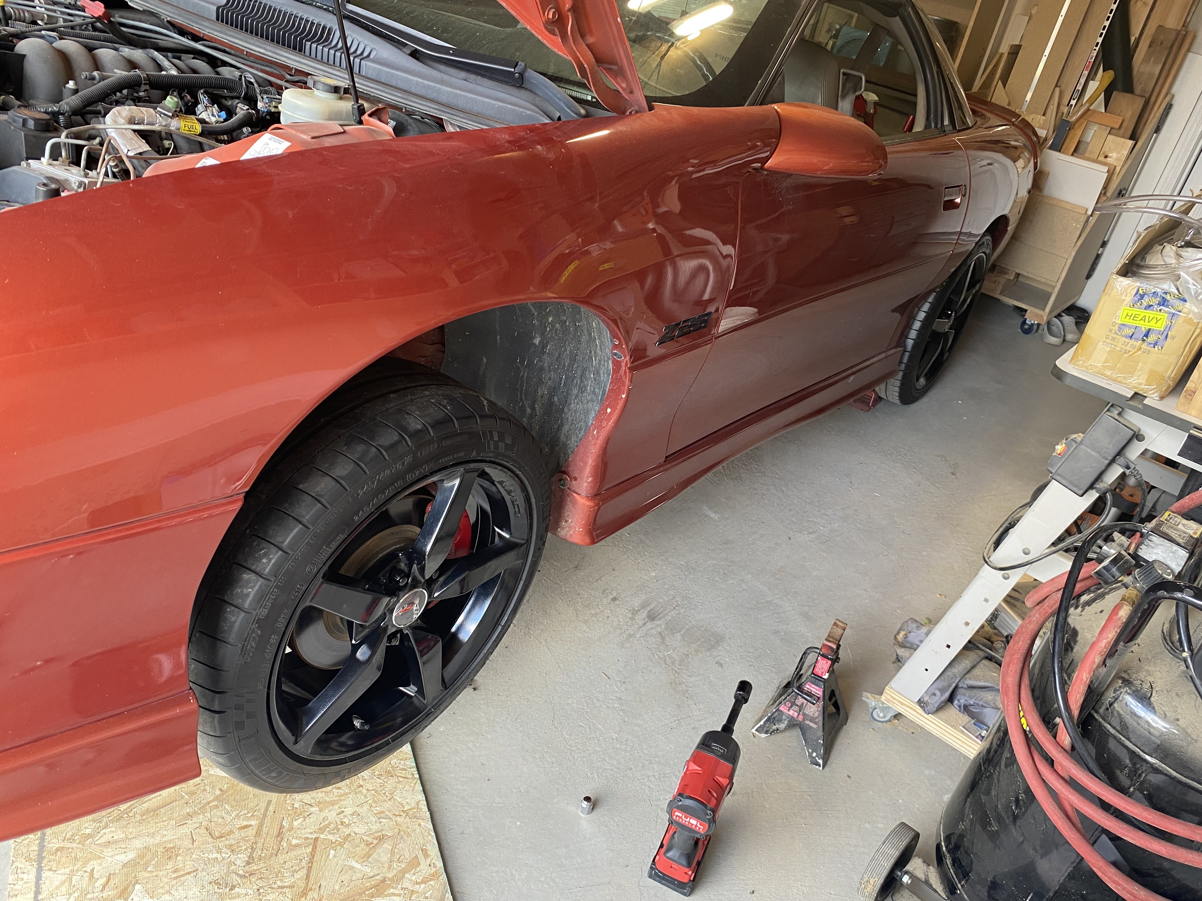 C7 rims on Camaro